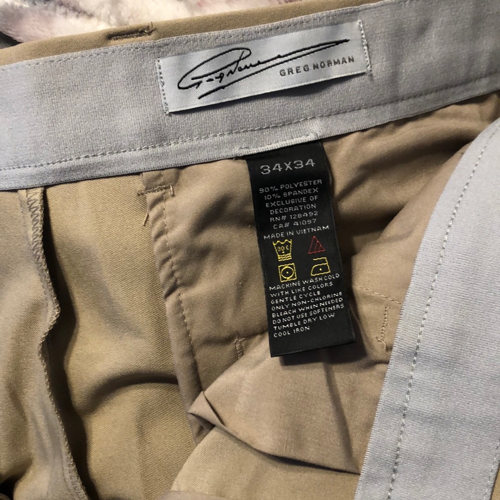 Greg Norman never worn men’s dress pant size 34x34 brand new